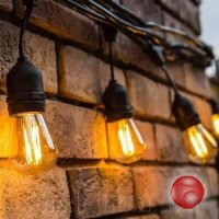 Патронная гирлянда, ретро гирлянда,  оригинал .  Доставка