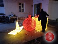 Новогодние фигуры, доставка и установка
